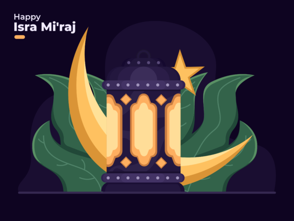 Al-Isra Wal Mi raj Prophet Muhammad Graphics for Handmade Creations