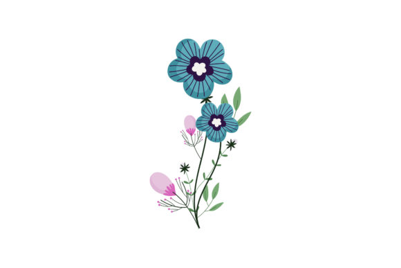 Floral Element Vintage Collection for Branding and Marketing Graphics