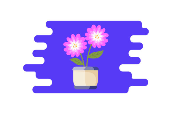 Floral Flower Icons Vector Design for Graphics and Illustrations