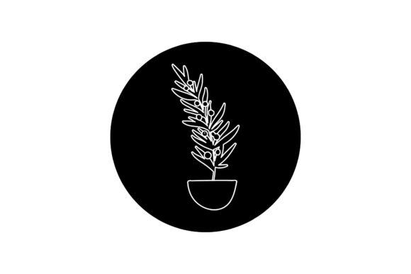 Floral Flowers Illustration Line Style Graphics Freebie