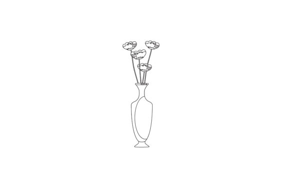 Flowers Floral Art Line Style Graphics Freebie Review