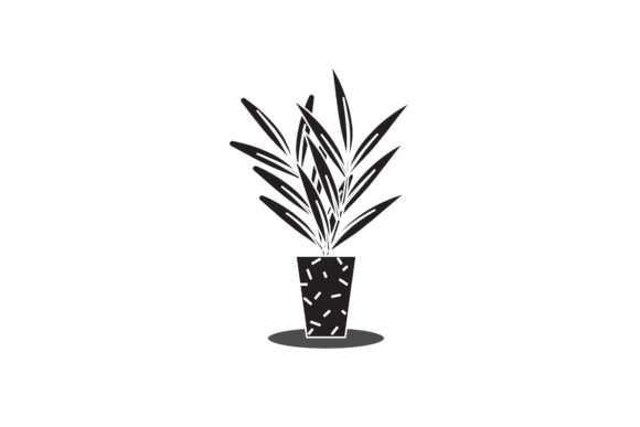 Green Floral Icons White Line Style Graphics Freebies