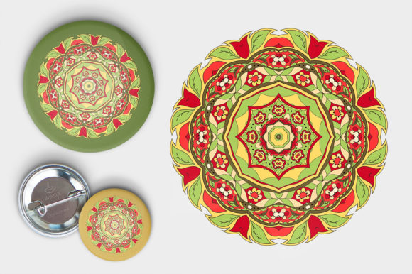 Mandala Doodle Drawing for Crafting and Graphics