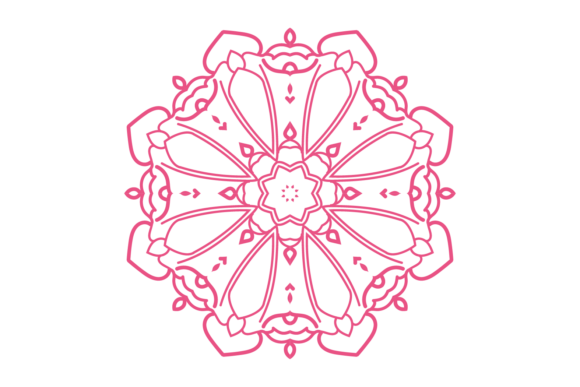 Mandala Flower Svg for Crafting and Illustrations