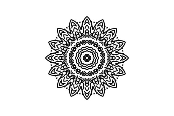 Mandala Motif Henna Floral Graphics Freebie