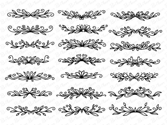 Ornamental Flowers Frames - A Versatile Graphic Design Asset