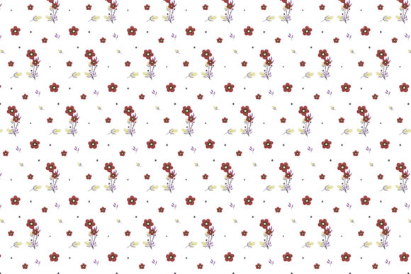 Pattern Floral Ornament Decoration Graphics for Handmade Creations