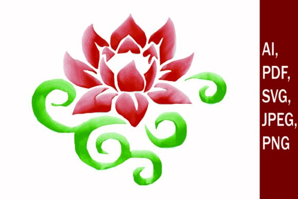 Watercolor Leaf and Flower Design for Branding and Marketing