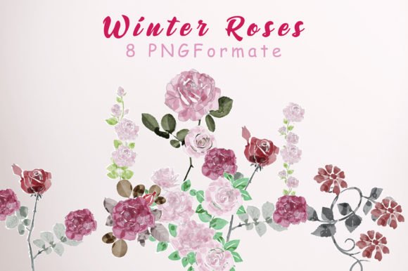 Watercolor Roses Design for Local Business Branding